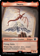 Food (11) // Smaug Double-Sided Token [The Lord of the Rings: Tales of Middle-Earth Tokens] | Galactic Gamez