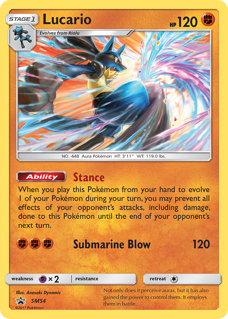 Lucario (SM54) [Sun & Moon: Black Star Promos] | Galactic Gamez