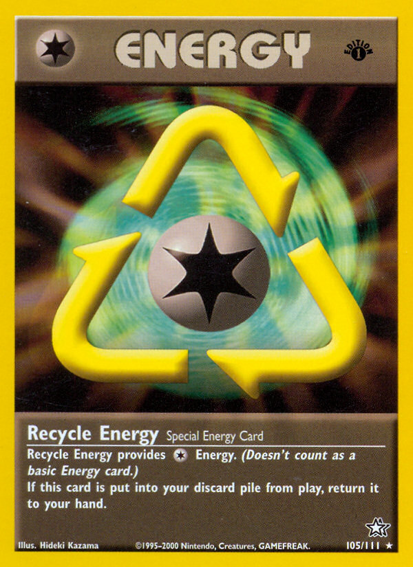 Recycle Energy (105/111) [Neo Genesis 1st Edition] | Galactic Gamez