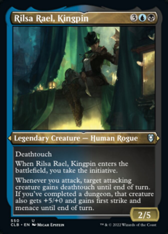 Rilsa Rael, Kingpin (Foil Etched) [Commander Legends: Battle for Baldur's Gate] | Galactic Gamez