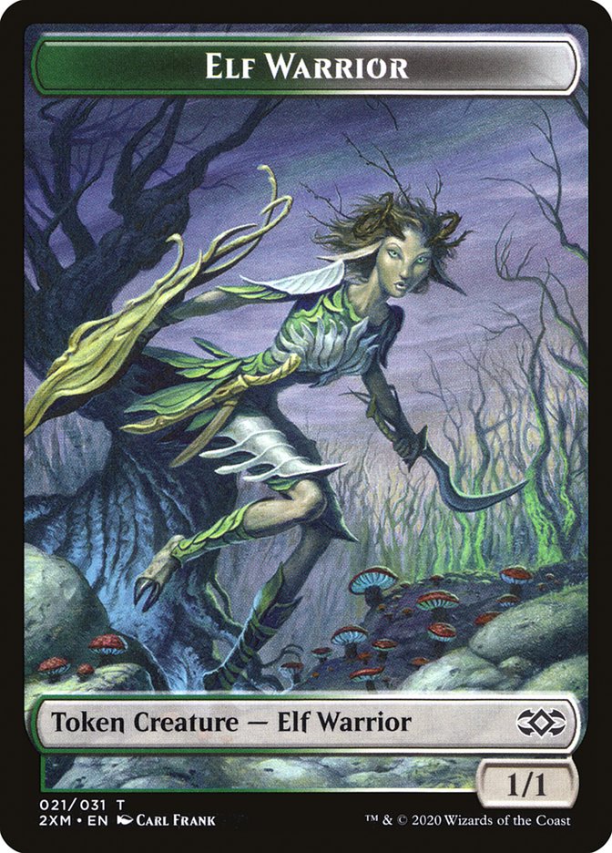 Elf Warrior Token [Double Masters] | Galactic Gamez