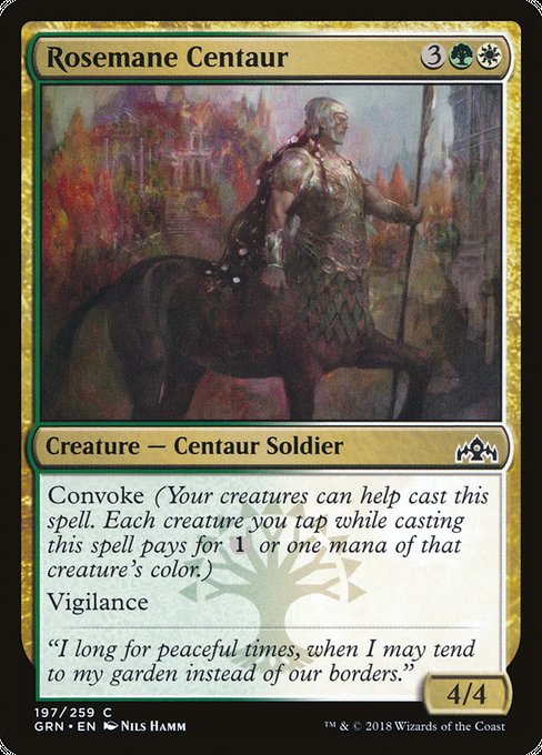 Rosemane Centaur [Guilds of Ravnica] | Galactic Gamez