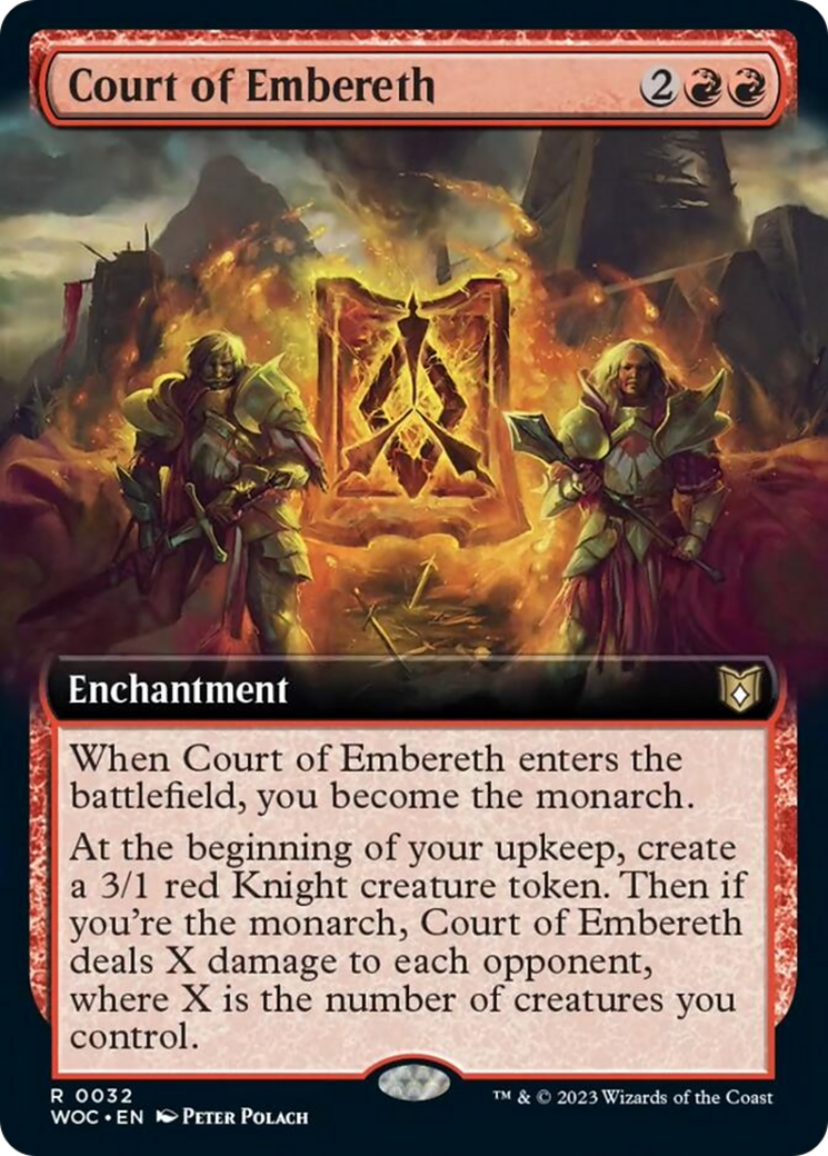 Court of Embereth (Extended Art) [Wilds of Eldraine Commander] | Galactic Gamez