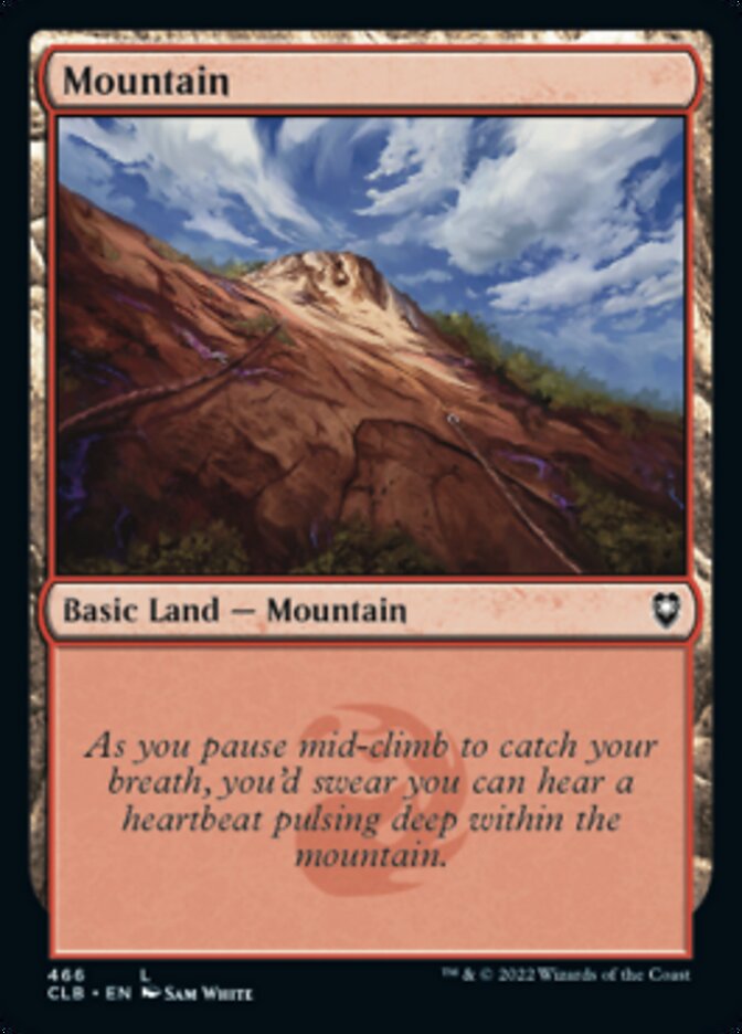 Mountain (466) [Commander Legends: Battle for Baldur's Gate] | Galactic Gamez