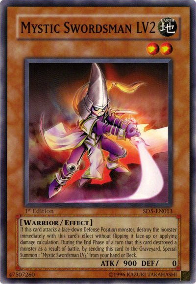 Mystic Swordsman LV2 [SD5-EN013] Common | Galactic Gamez