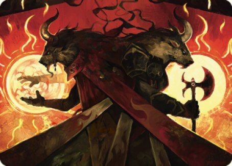 Hurloon Battle Hymn Art Card [Dominaria United Art Series] | Galactic Gamez