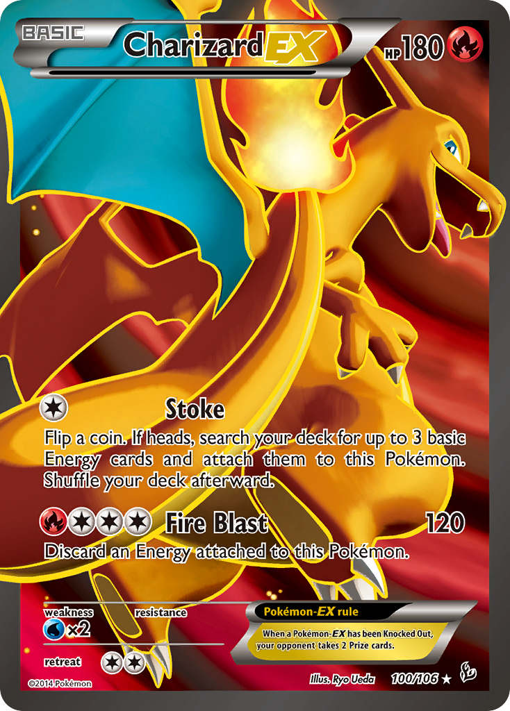 Charizard EX (100/106) [XY: Flashfire] | Galactic Gamez