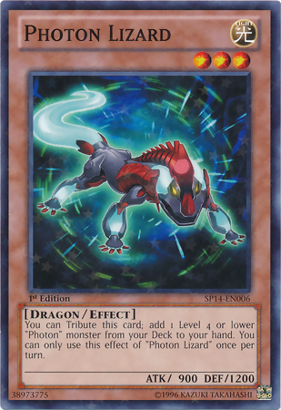 Photon Lizard [SP14-EN006] Starfoil Rare | Galactic Gamez