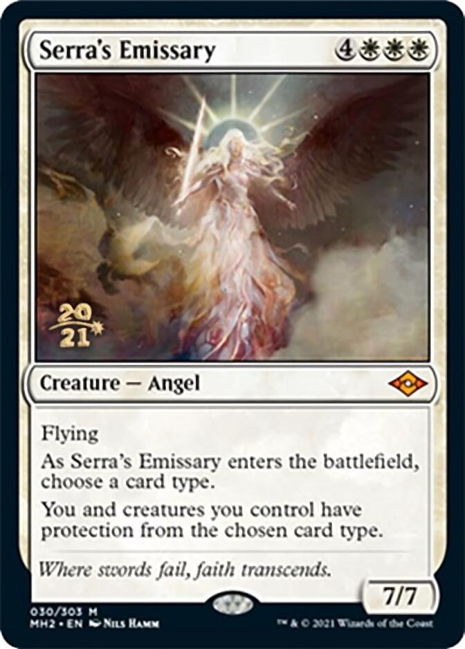 Serra's Emissary [Modern Horizons 2 Prerelease Promos] | Galactic Gamez