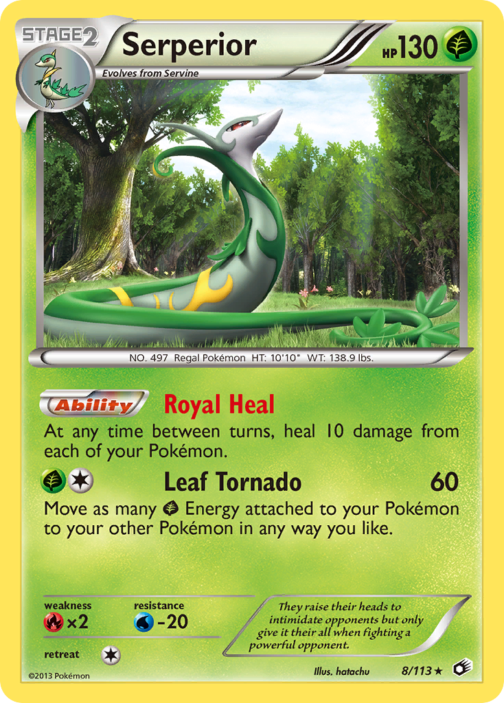 Serperior (8/113) [Black & White: Legendary Treasures] | Galactic Gamez