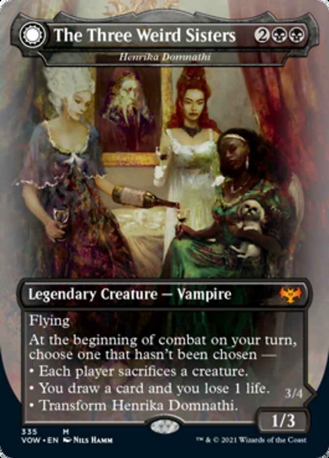 Henrika Domnathi // Henrika, Infernal Seer - The Three Weird Sisters // Fiends of Darkest Night [Innistrad: Crimson Vow] | Galactic Gamez