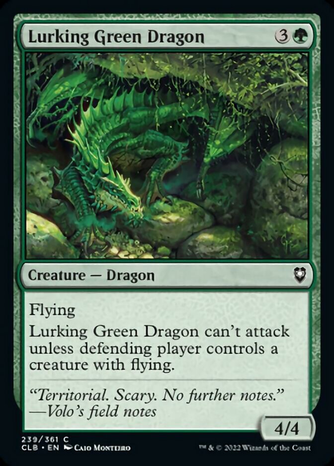 Lurking Green Dragon [Commander Legends: Battle for Baldur's Gate] | Galactic Gamez
