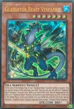 Gladiator Beast Vespasius (CHIM-ENSP1) [CHIM-ENSP1] Ultra Rare | Galactic Gamez