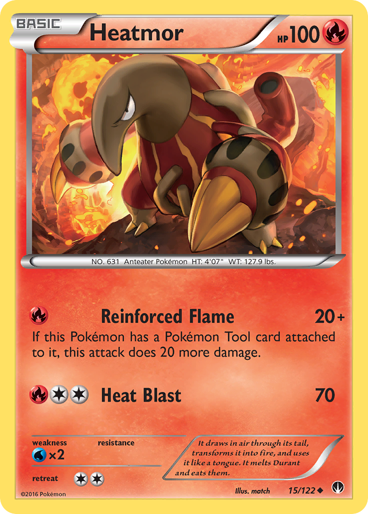 Heatmor (15/122) [XY: BREAKpoint] | Galactic Gamez