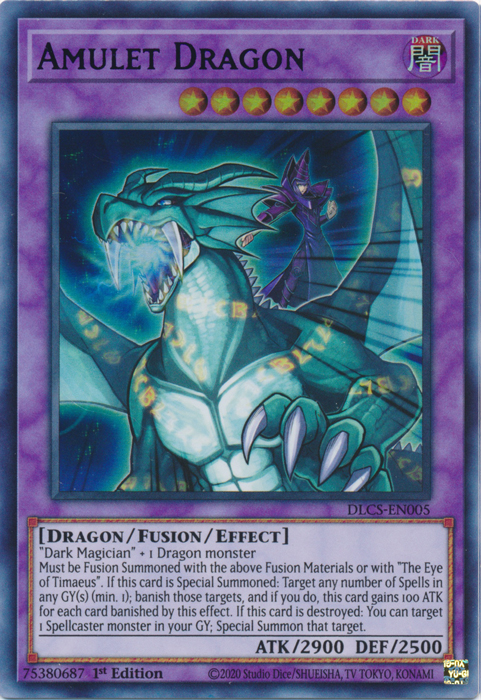 Amulet Dragon (Purple) [DLCS-EN005] Ultra Rare | Galactic Gamez