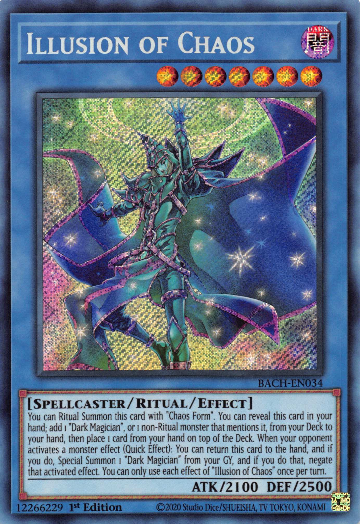 Illusion of Chaos [BACH-EN034] Secret Rare | Galactic Gamez