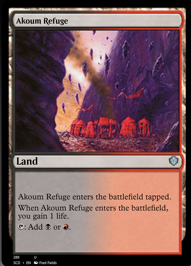 Akoum Refuge [Starter Commander Decks] | Galactic Gamez