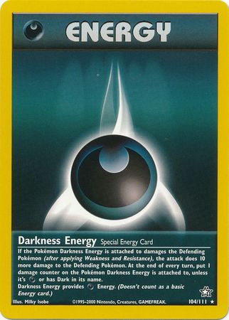Darkness Energy (104/111) [Neo Genesis Unlimited] | Galactic Gamez