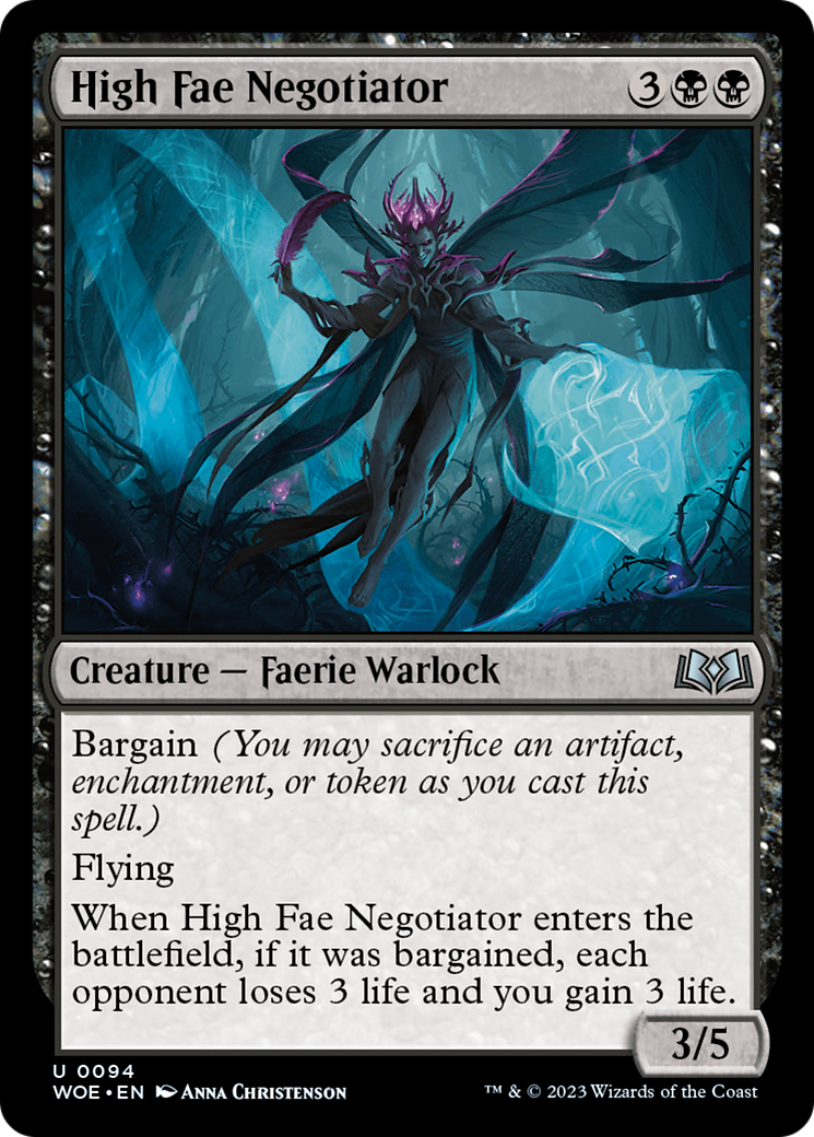 High Fae Negotiator [Wilds of Eldraine] | Galactic Gamez