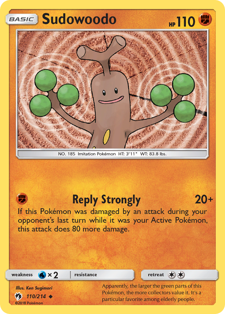 Sudowoodo (110/214) [Sun & Moon: Lost Thunder] | Galactic Gamez