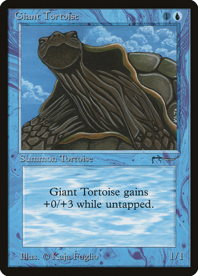 Giant Tortoise (Dark Mana Cost) [Arabian Nights] | Galactic Gamez