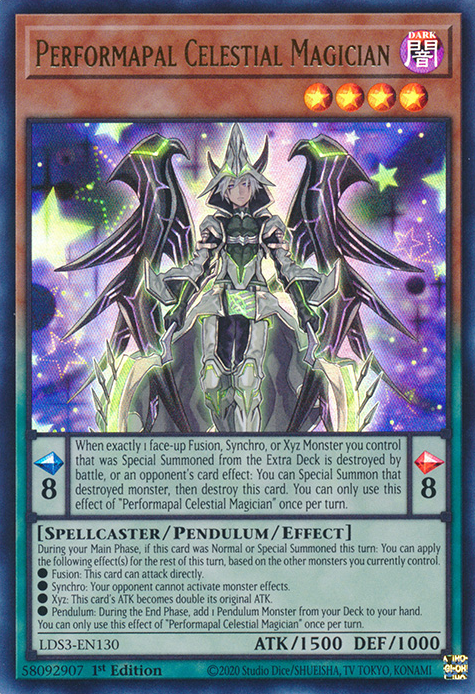 Performapal Celestial Magician [LDS3-EN130] Ultra Rare | Galactic Gamez