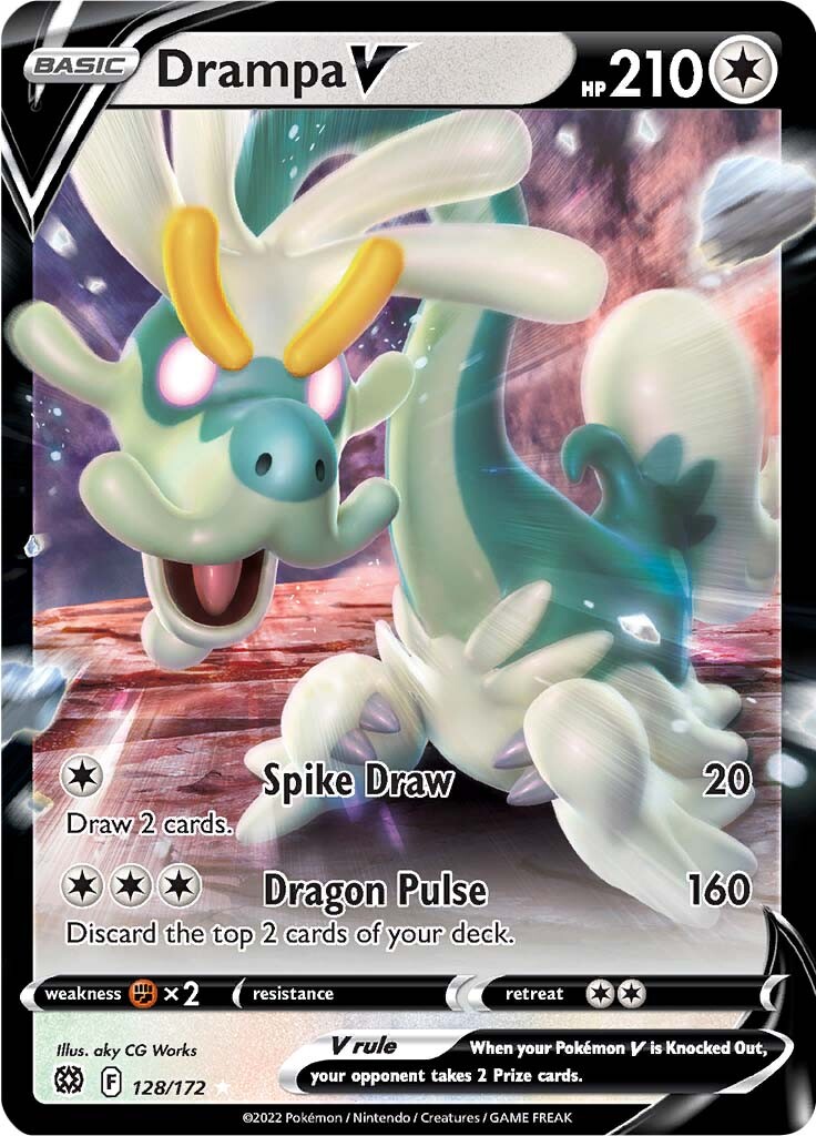 Drampa V (128/172) [Sword & Shield: Brilliant Stars] | Galactic Gamez