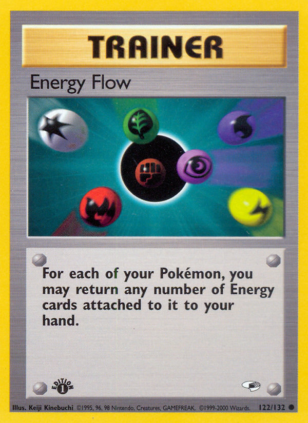 Energy Flow (122/132) [Gym Heroes 1st Edition] | Galactic Gamez