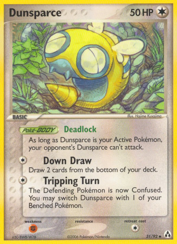 Dunsparce (31/92) [EX: Legend Maker] | Galactic Gamez