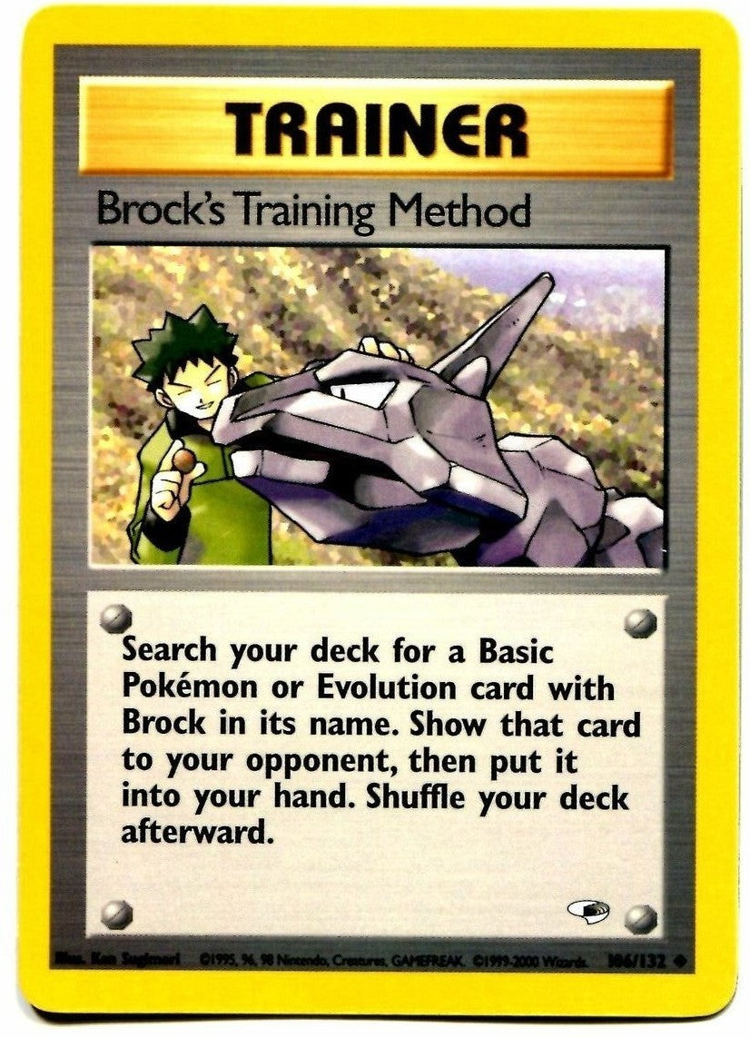 Brock's Training Method (106/132) [Gym Heroes Unlimited] | Galactic Gamez