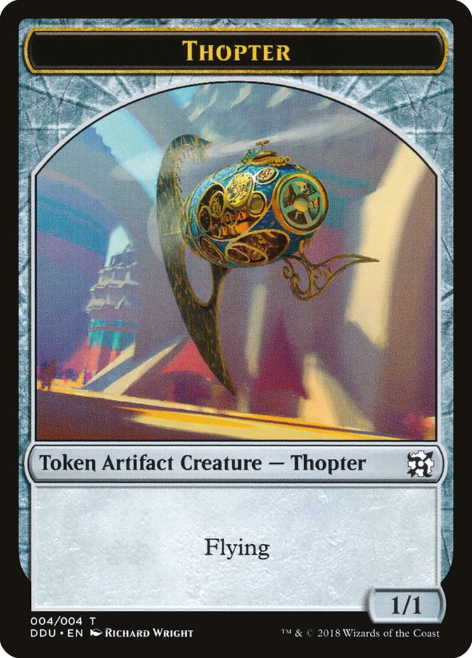 Thopter (004/004) [Duel Decks: Elves vs. Inventors Tokens] | Galactic Gamez