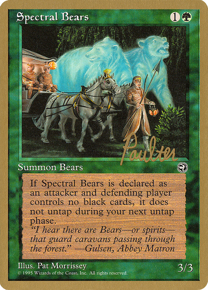 Spectral Bears (Preston Poulter) [Pro Tour Collector Set] | Galactic Gamez