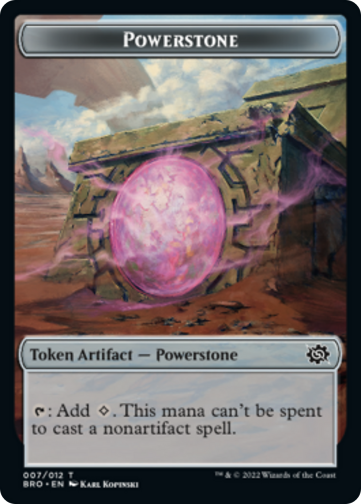 Powerstone Token [The Brothers' War Tokens] | Galactic Gamez