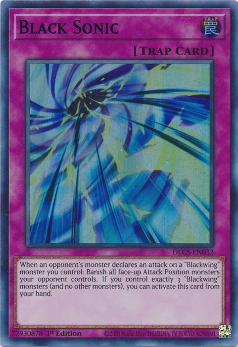 Black Sonic (Blue) [DLCS-EN032] Ultra Rare | Galactic Gamez