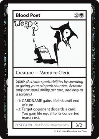 Blood Poet (2021 Edition) [Mystery Booster Playtest Cards] | Galactic Gamez