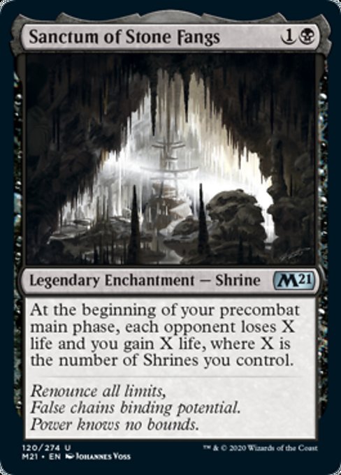 Sanctum of Stone Fangs [Core Set 2021] | Galactic Gamez