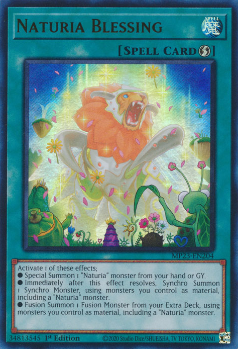 Naturia Blessing [MP23-EN204] Ultra Rare | Galactic Gamez