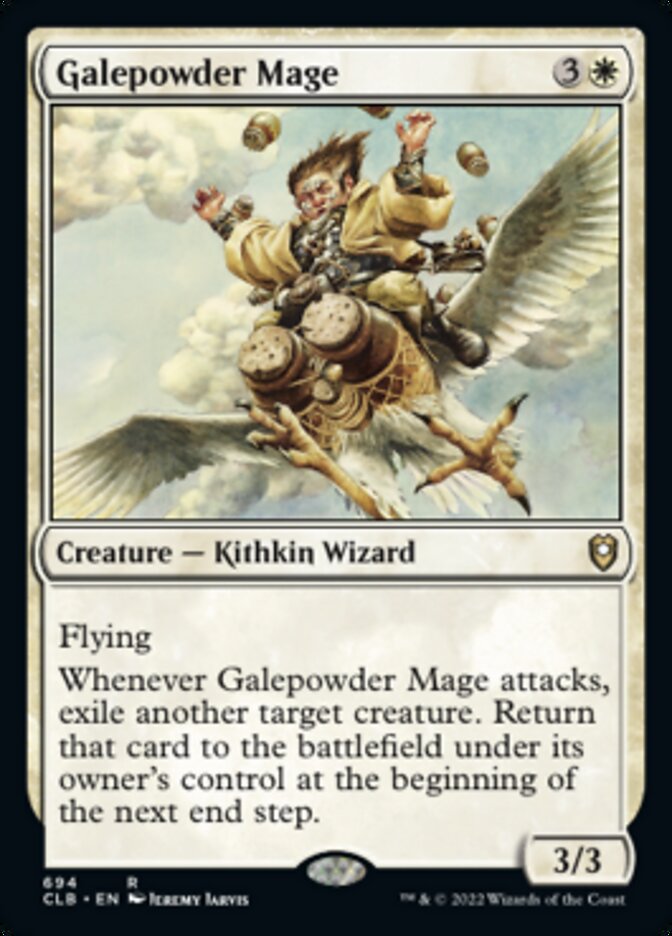 Galepowder Mage [Commander Legends: Battle for Baldur's Gate] | Galactic Gamez