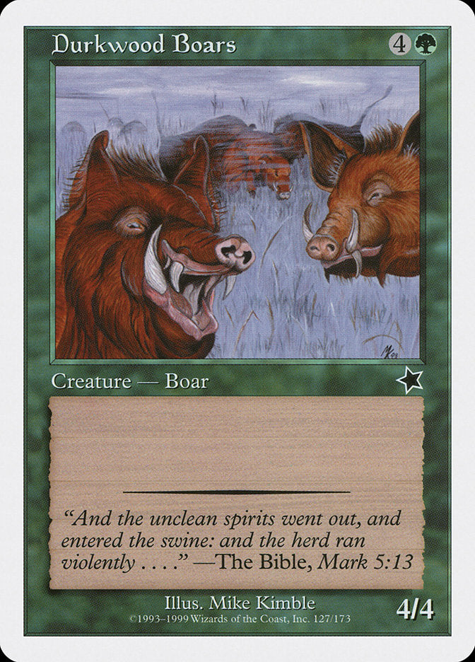 Durkwood Boars [Starter 1999] | Galactic Gamez