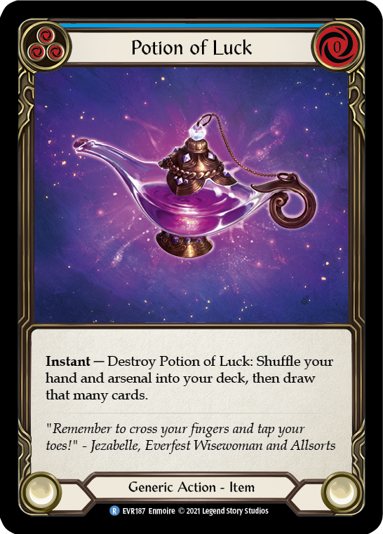 Potion of Luck [EVR187] (Everfest)  1st Edition Cold Foil | Galactic Gamez