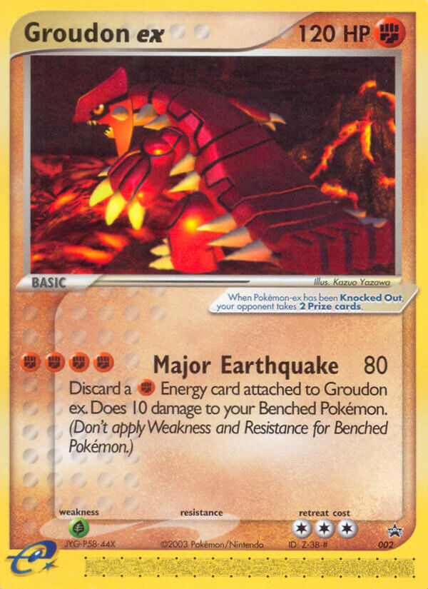 Groudon ex (002) [Nintendo: Black Star Promos] | Galactic Gamez