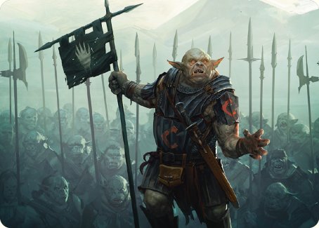 Ugluk of the White Hand Art Card [The Lord of the Rings: Tales of Middle-earth Art Series] | Galactic Gamez