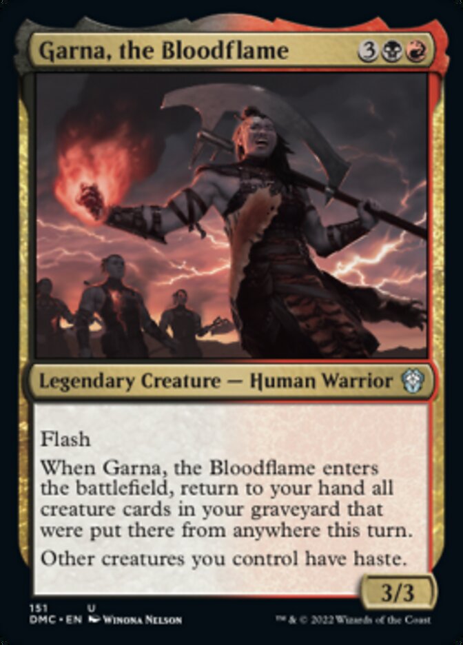 Garna, the Bloodflame [Dominaria United Commander] | Galactic Gamez