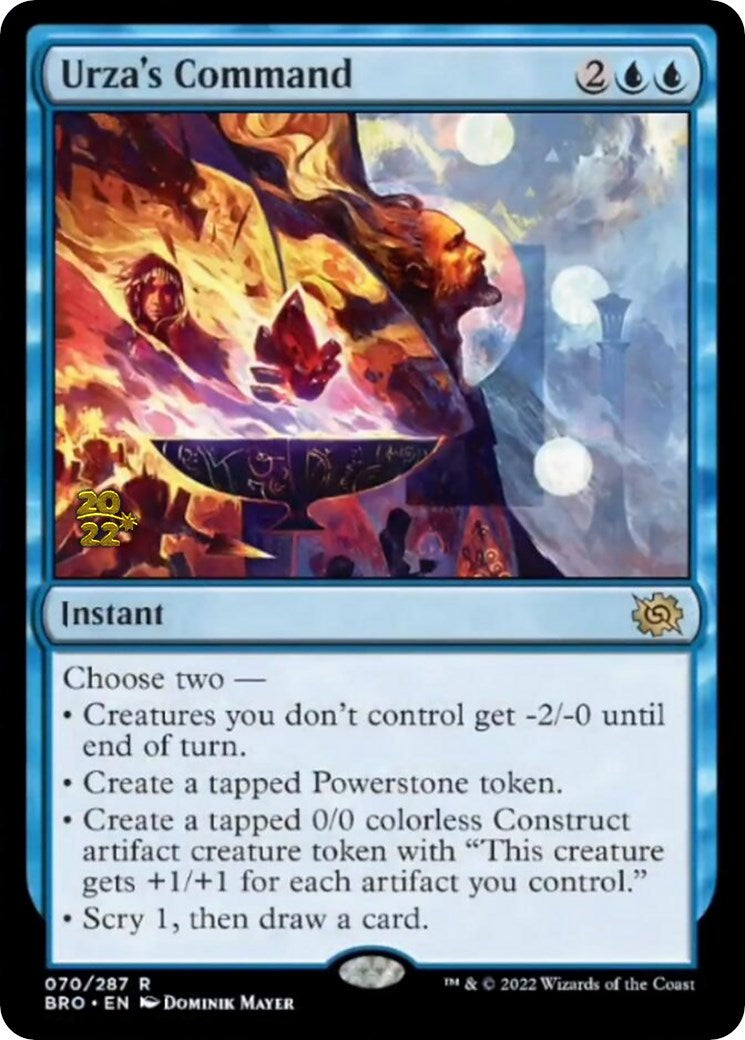 Urza's Command [The Brothers' War: Prerelease Promos] | Galactic Gamez