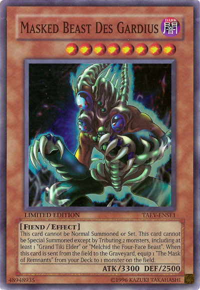 Masked Beast Des Gardius [TAEV-ENSE1] Super Rare | Galactic Gamez