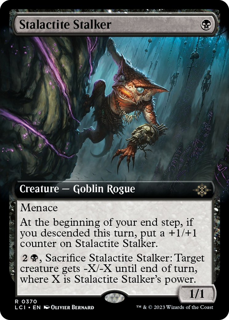 Stalactite Stalker (Extended Art) [The Lost Caverns of Ixalan] | Galactic Gamez