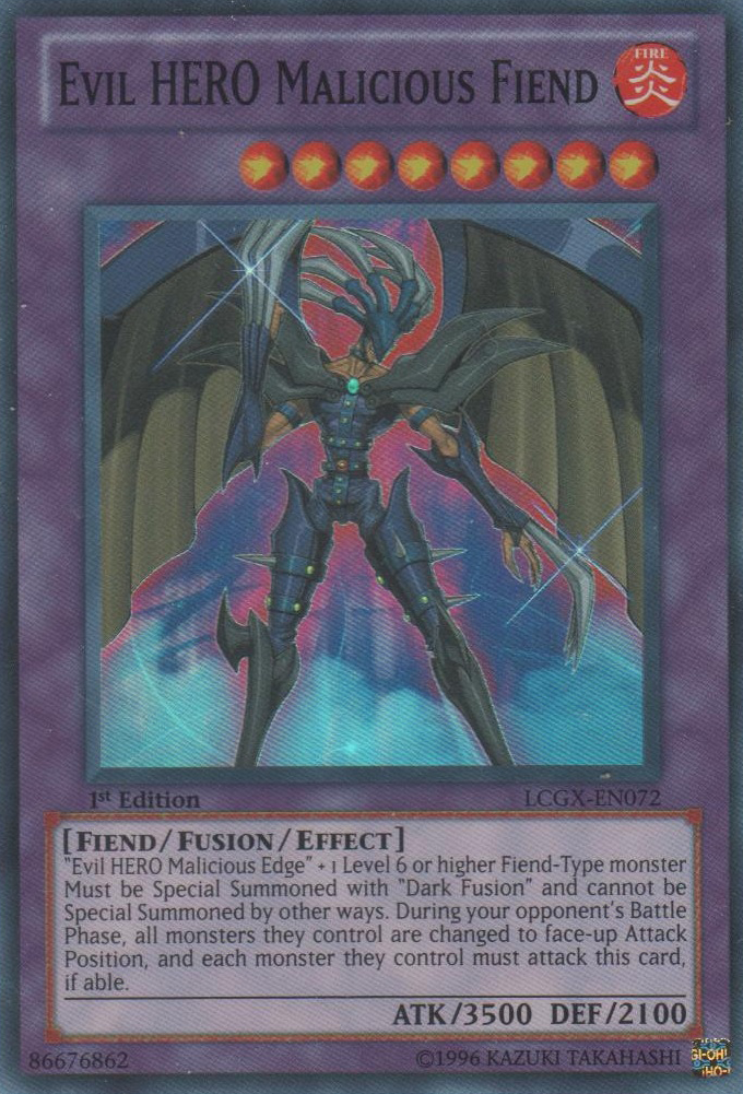 Evil HERO Malicious Fiend [LCGX-EN072] Super Rare | Galactic Gamez