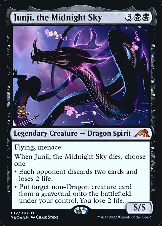 Junji, the Midnight Sky [Kamigawa: Neon Dynasty Prerelease Promos] | Galactic Gamez