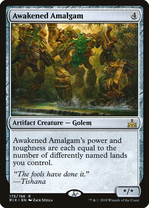 Awakened Amalgam [Rivals of Ixalan] | Galactic Gamez