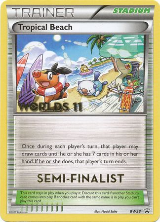 Tropical Beach (BW28) (Semi Finalist) [Black & White: Black Star Promos] | Galactic Gamez